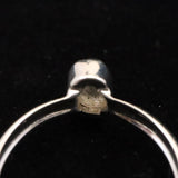 ロシア産 フェナカイト 6.0X4.1mm 原石 リング 14号 (ID:16879)
