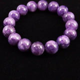 エンジェルシリカ　チャロアイト 14mm玉ブレスレット　62.2g (ID:16900)