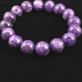 エンジェルシリカ　チャロアイト 14mm玉ブレスレット　62.2g (ID:16900)