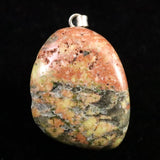 H&E社 ユナカイト　タンブル　ペンダントトップ 12.5g (ID:16979)