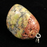 H&E社 ユナカイト　タンブル　ペンダントトップ 12.5g (ID:16979)