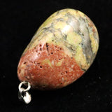 H&E社 ユナカイト　タンブル　ペンダントトップ 12.5g (ID:16979)