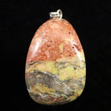 H&E社 ユナカイト　タンブル　ペンダントトップ 12.5g (ID:16979)