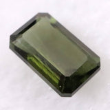 モルダバイト AAA 11mmステップカット ルース ディレクトリカード付 2.89ct (ID:17172)