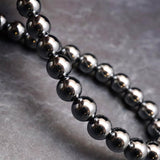 高純度テラヘルツ鉱石 6mm玉ブレスレット (ID:17378)