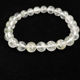 ブラジル産 フェナカイト SA Up　8.6mm玉ブレスレット 鑑別書付 21.61g  (ID:17380)