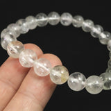 ブラジル産 フェナカイト SA Up　8.6mm玉ブレスレット 鑑別書付 21.61g  (ID:17380)