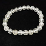 ブラジル産 フェナカイト SA Up　8.6mm玉ブレスレット 鑑別書付 21.61g  (ID:17380)