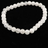 H&E社 アゼツライト（AZOZEO)　6mm玉ブレスレット 証明書付 10.0g (ID:17491)