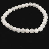 H&E社 アゼツライト（AZOZEO)　6mm玉ブレスレット 証明書付 10.0g (ID:17491)