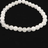 H&E社 アゼツライト（AZOZEO)　6mm玉ブレスレット 証明書付 10.0g (ID:17491)