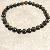 ノルウェー産 フェナカイト 6mm玉ブレスレット ディレクトリカード付 9.8g (ID:17587)