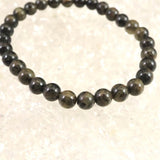 ノルウェー産 フェナカイト 6mm玉ブレスレット ディレクトリカード付 9.8g (ID:17587)