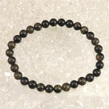 ノルウェー産 フェナカイト 6mm玉ブレスレット ディレクトリカード付 9.8g (ID:17587)