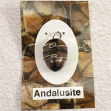 H&E社 アンダルサイト タンブル ペンダントトップ  11.3g (ID:17724)