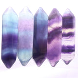 フローライト 蛍石 両剣ポイント ルース 5個セット 22.0g (ID:17913)