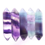 フローライト 蛍石 両剣ポイント ルース 5個セット 22.0g (ID:17913)