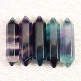 フローライト 蛍石 両剣ポイント ルース 5個セット 22.0g (ID:17913)