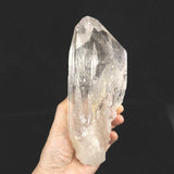 モンブラン産 水晶 レコードキーパー 水入り セルフヒールド タビュラー 1038g (ID:17923)