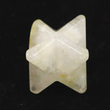 静岡水晶　25mmマカバスター 証明書付 7.4g  (ID:18056)