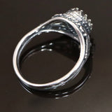 H&E社 アゼツライト(AZOZEO) 7X5mmオーバル リング 11号 現品 証明書付  (ID:18073)