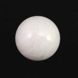 H&E社 ニュージーランドホワイトアゼツライト (AZOZEO) 25mmスフィア 証明書付 22.6g (ID:18148)