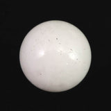 H&E社 ニュージーランドホワイトアゼツライト (AZOZEO) 25mmスフィア 証明書付 22.6g (ID:18148)