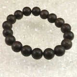 沈香 Aグレード 12mm玉ブレスレット 証明書付 17.9g (ID:18259)