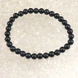 神居古潭石 （カムイ・コタン） ブルー 6mm玉ブレスレット 証明書付 10.45g (ID:18382)