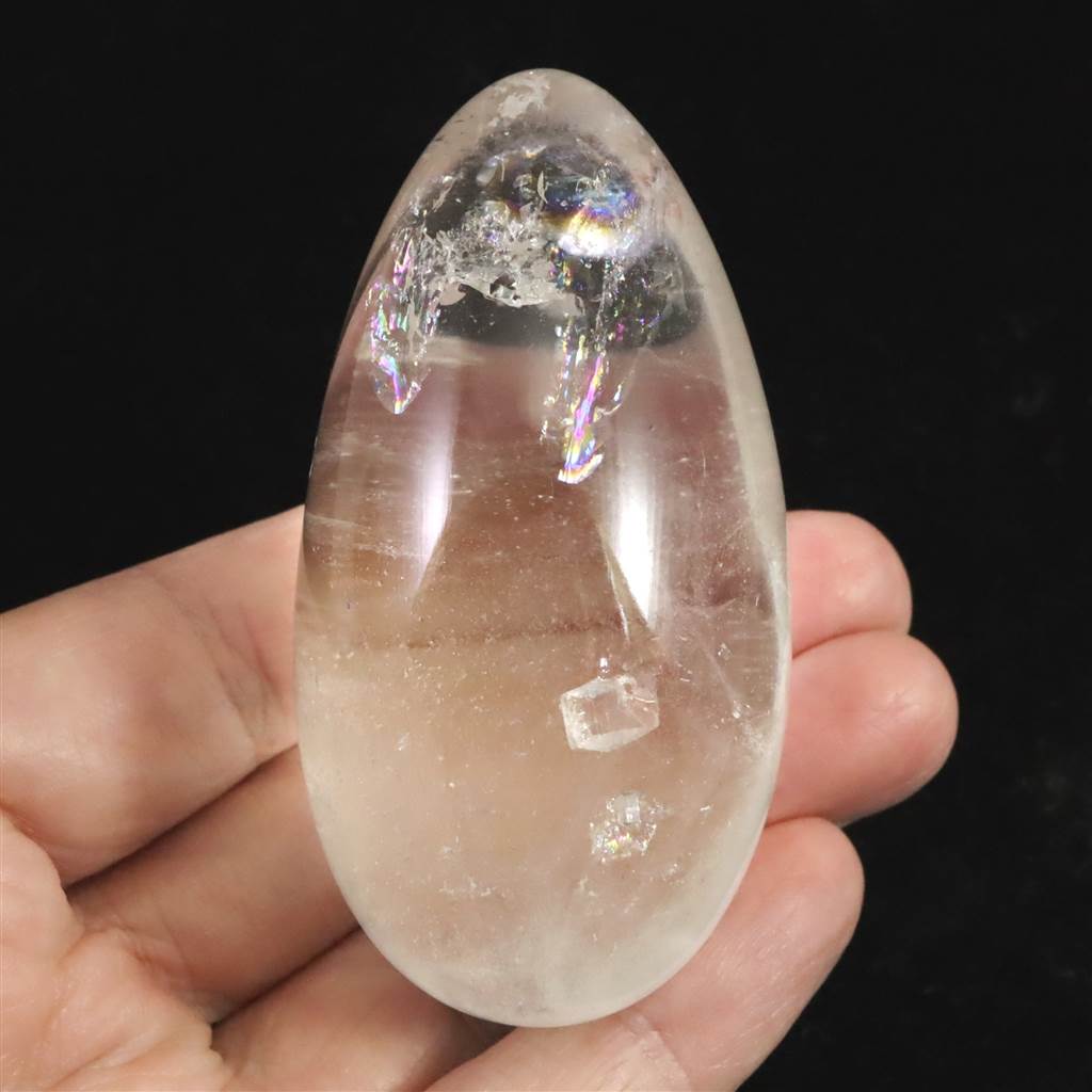 国産鉱物山梨県乙女鉱山産水晶レインボー