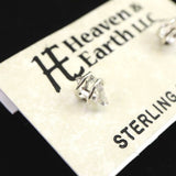 H&E社 ハーキマーダイヤモンド　原石　ピアス  (ID:18579)