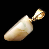 ブラジル産 フェナカイト&エメラルド 共生鉱 原石ペンダント 1.12g (ID:18622)