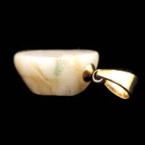ブラジル産 フェナカイト&エメラルド 共生鉱 原石ペンダント 1.12g (ID:18622)
