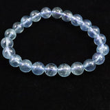 ブラジル産 アクアマリン AA+グレード 8.5mm玉ブレスレット 20.3g (ID:18818)