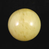 H&E社 サチャロカイエロー アゼツライト　25mmスフィア 証明書付 23.1g (ID:19158)