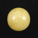 H&E社 サチャロカイエロー アゼツライト　25mmスフィア 証明書付 23.1g (ID:19158)