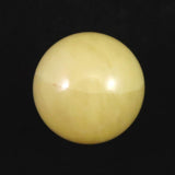 H&E社 サチャロカイエロー アゼツライト　25mmスフィア 証明書付 23.1g (ID:19158)