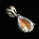 マダガスカル産　アンデシン ラブラドライト（レインボームーンストーン）10mm ペンダントトップ 0.99g (ID:19199)