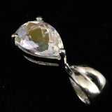 マダガスカル産　アンデシン ラブラドライト（レインボームーンストーン）10mm ペンダントトップ 0.99g (ID:19199)