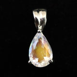 マダガスカル産　アンデシン ラブラドライト（レインボームーンストーン）10mm ペンダントトップ 0.99g (ID:19199)