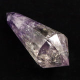 ブラジル産 アメジスト エレスチャル 130mm 12面 ヴォーゲルワンド ファントム レインボー 229.5g (ID:19262)