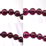 ロードライト ガーネット 4A 8mm玉ブレスレット 24.81ｇ (ID:19391)