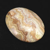 クレイジーレース アゲート 瑪瑙 40mmオーバル ルース 12.3g (ID:19473)