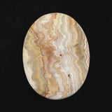 クレイジーレース アゲート 瑪瑙 40mmオーバル ルース 12.3g (ID:19473)