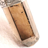 ヒマラヤスモーキークォーツ 天然非加熱 原石 ペンダントトップ 証明書付 31.7g (ID:19630)