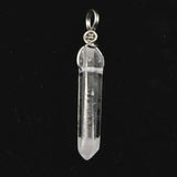 米国アーカンソー州産 水晶 28mm原石ペンダントトップ 2.1g (ID:19634)