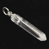 米国アーカンソー州産 水晶 28mm原石ペンダントトップ 2.1g (ID:19634)