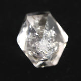 米国NY州産 ハーキマーダイヤモンド AAA+ 14mm原石 結晶 1.46g (ID:19639)