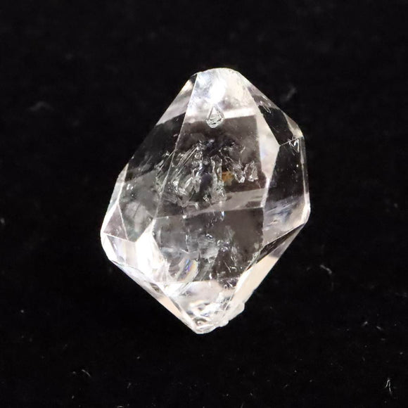 米国NY州産 ハーキマーダイヤモンド AAA+ 14mm原石 結晶 1.46g (ID:19639)