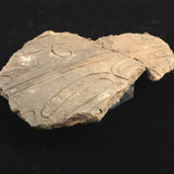 縄文土器 縄文中期 東北・北海道地域  153mm陶片   141.8g  (ID:19664)